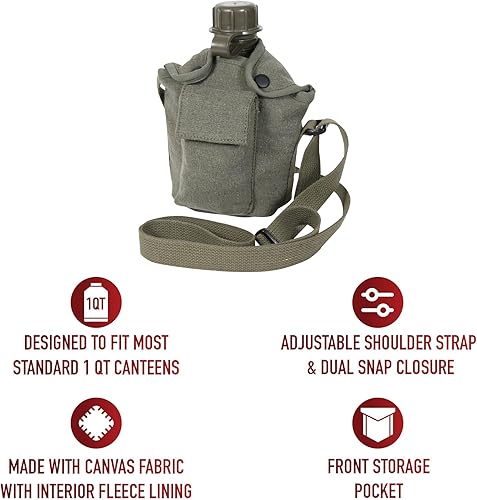 Miniatura 6 de Rothco Vintage bolso para cantimplora, Multi, NULL