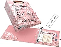 Vista 33 de EYROZILL Mini carpeta de 3 anillas, 5.5 x 8.5 pulgadas, 2 pulgadas, estampado de vaca