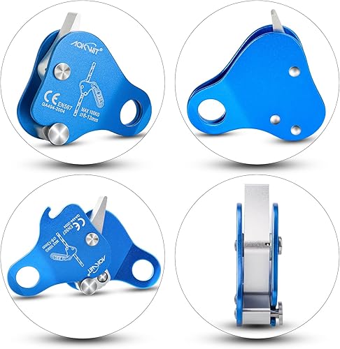 Miniatura 2 de Cuerda de escalada Ascender Grab Protección contra caídas Dispositivo de Belay Equipo de escalada de árboles, Equipo de rapel Ascensor de cuerda