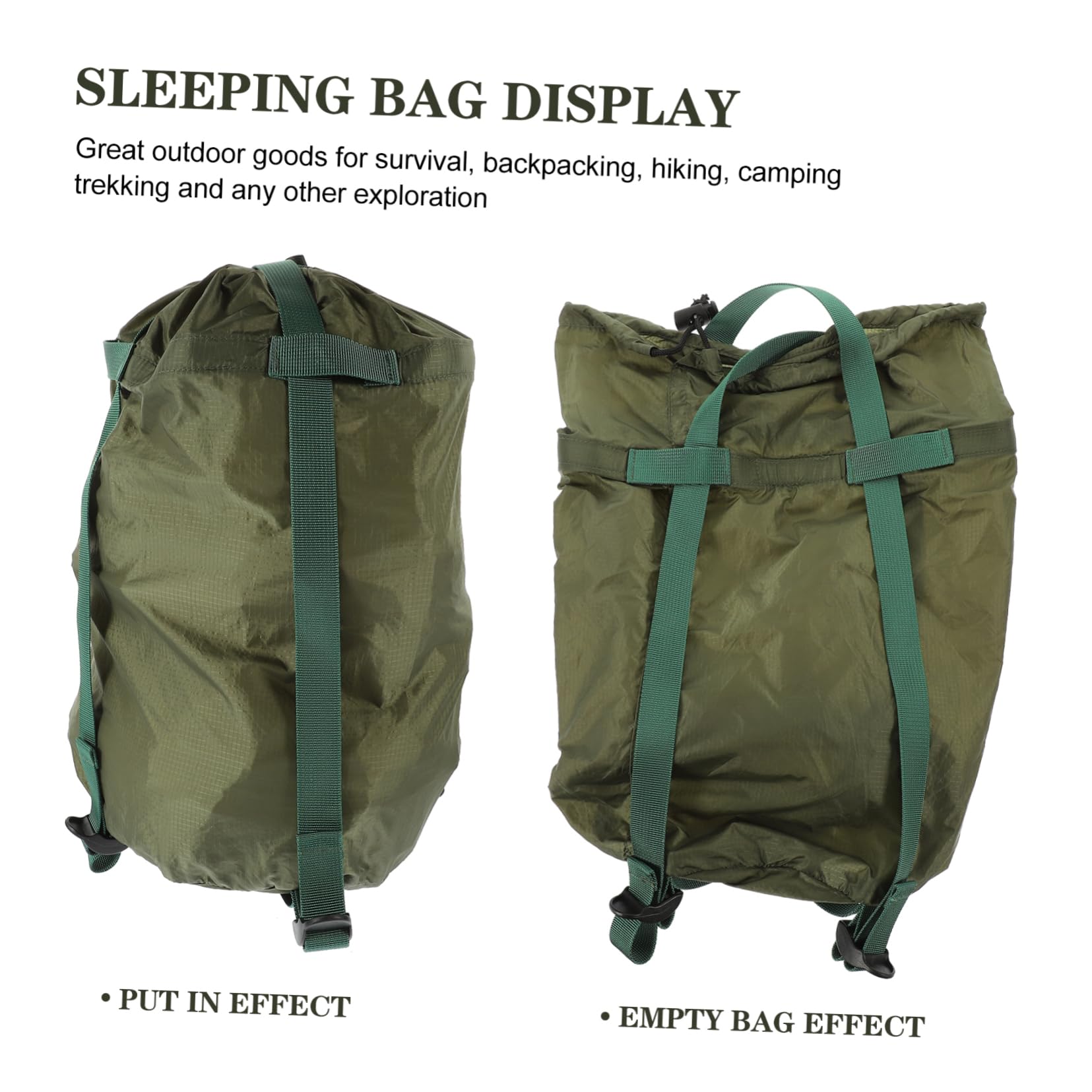 CORHAD Sleeping Bag Sack Portable Compression Bag for Quilts Hiking Storage Nylon