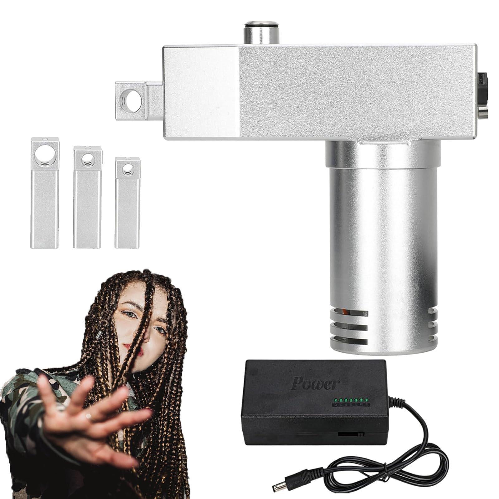 Sunseota Dreadlock Machine,Loc Machine For Dreadlocks With The Upgrade Technology Diy Portable Electric Dreadlock Maker 3 Interchangeable Holes Dreadlock Machine For Locs Safe Fast Styling