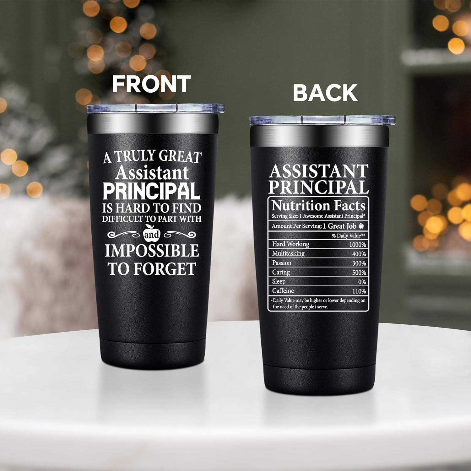 Assistant Principal Gifts for Men, Women - Christmas Principals Day Appreciation Gift for Assistant Principal - 20oz Tumbler Vice Principals Gifts - Image 9