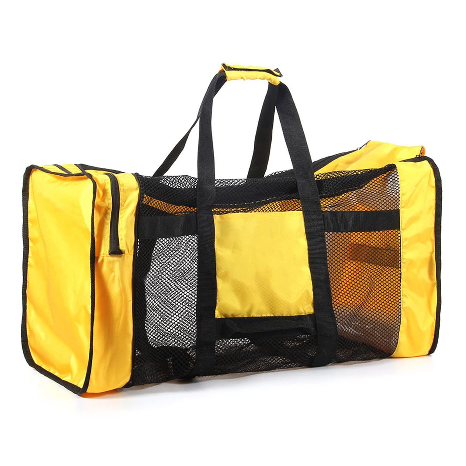 Generico Borsa da equipaggiamento rete a grande capacità per immersioni subacquee snorkeling nuoto spiaggia e attrezzature sportive