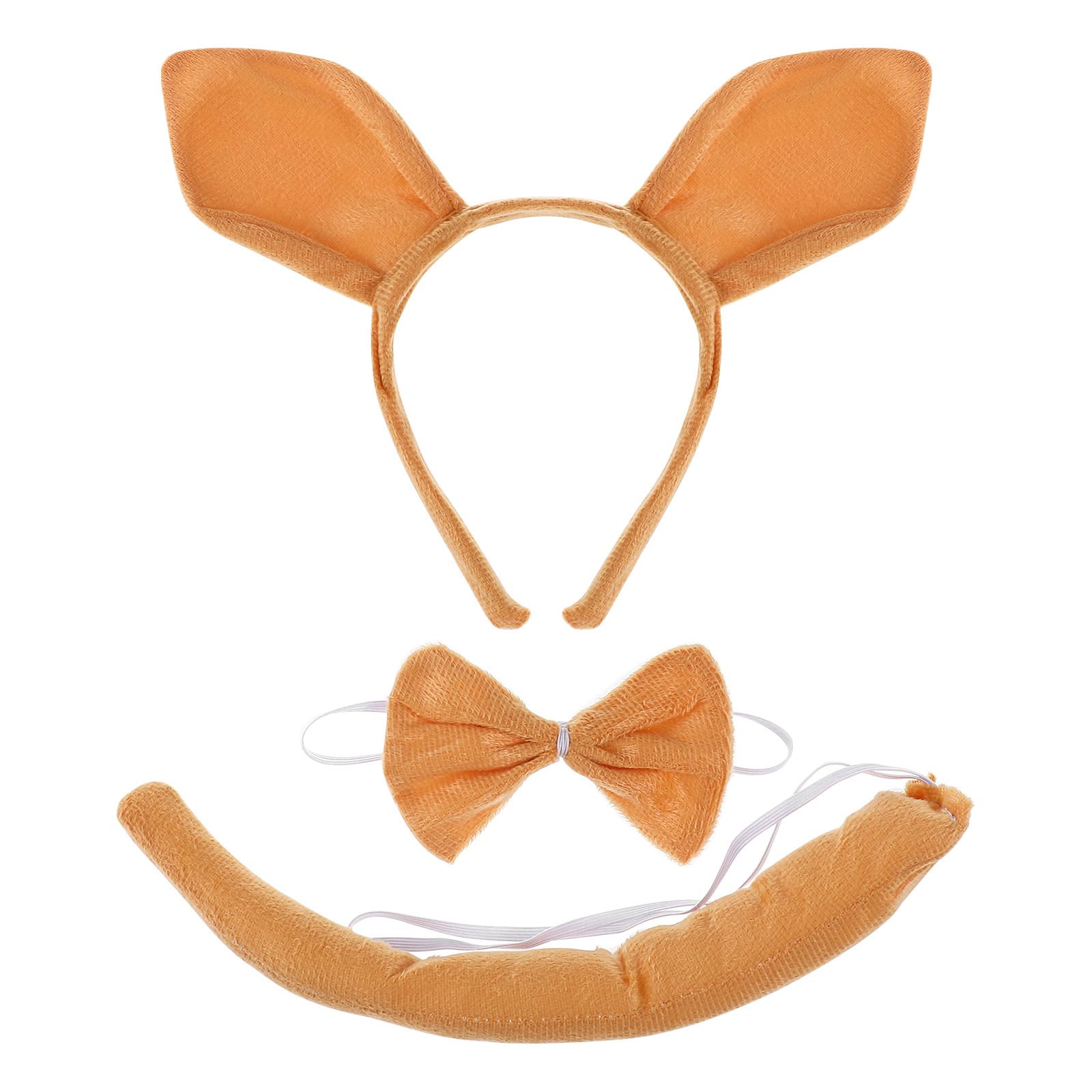 Beatifufu 1 Set Set Headband Kids' Party Supplies Halloween Accessories Party Supplies for Adults Animal Headband Costume Animal Ear Jungle Cosplay Bow Tie Miss