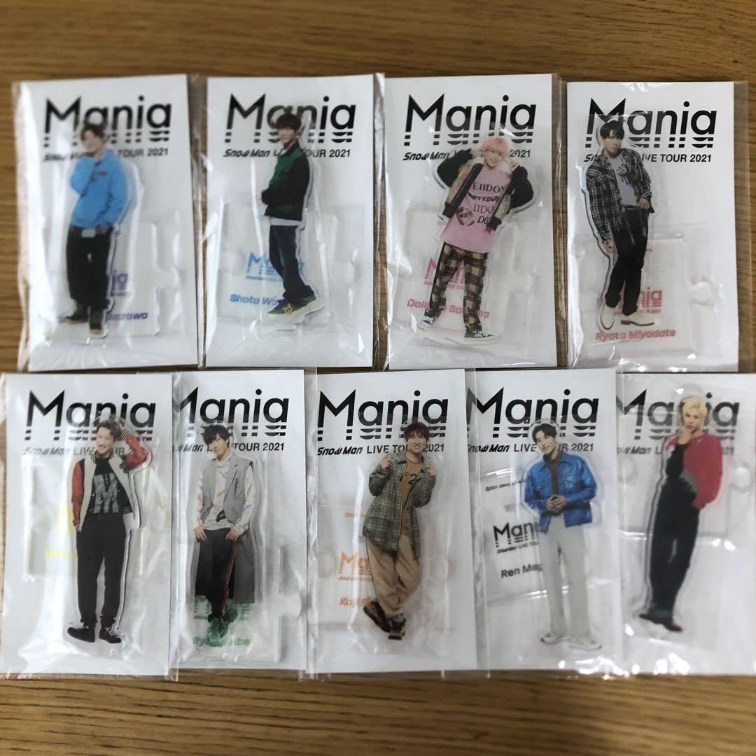 Amazon.co.jp: SnowMan Mania アクリルスタンド9点セット 0WOM : おもちゃ 