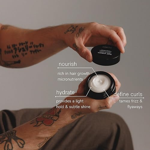 Miniatura 5 de Jack Henry Crema de peinado para hombres y mujeres - Crema de aseo ligera para todo tipo de cabello - Crema antiencrespamiento para una nutrición y