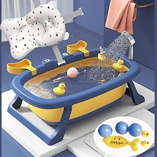 Premify Baby Bathtub Portable With Baby Cushion