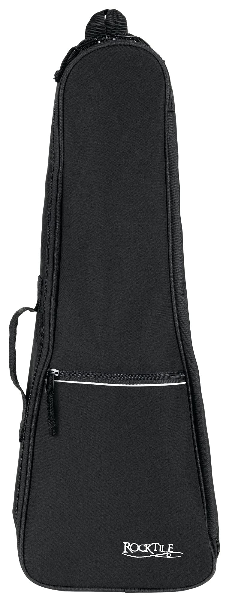 ROCKTILE Tasche für Konzertukulele (Ukulele Gigbag, Tragetasche, Ukulelentasche, weiche Polsterung, reißfestes und wasserabweisendes Aussenmaterial)