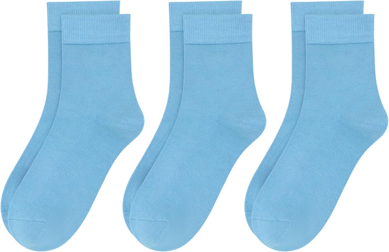 SIPCOLOR Womens Viscose Bamboo Crew Socks Thin Casual Ultra Soft Colorful Above Ankle Socks Breathable Comfortable 3/6 Pairs