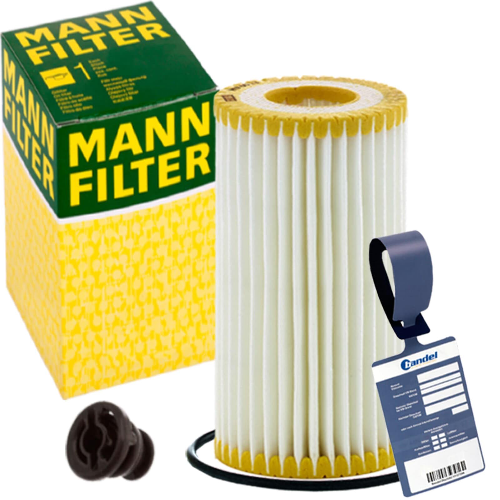 Mann Filter Öl-Filter Ölwechselset | HU6013Z+47197+MN1801 passend für Golf 7 Passat B8 1.8-2.0 Tsi