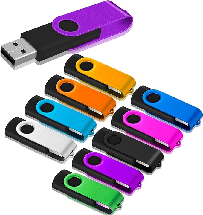 Flash Drive 16GB 10 Pack TATMOHIK USB Drives 16 GB Thumb