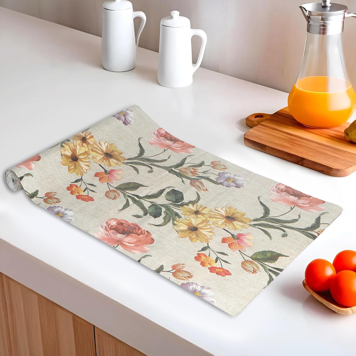 Dakshya Industries Waterproof PVC Shelf Cover Roll � 45cm x 5m for Shelf and Drawer Protection Non-Slip, Durable Liner for Easy Maintenance Ideal for Kitchens, Drawer (S8)-image-43