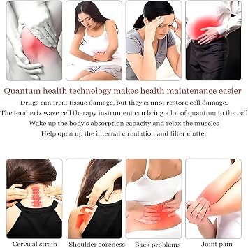 Terahertz Therapy Device - Body Care Heating Massage Machine, Adjustable Temperature Levels, Deep Energy Penetration for Cellular Repair and Pain Relief