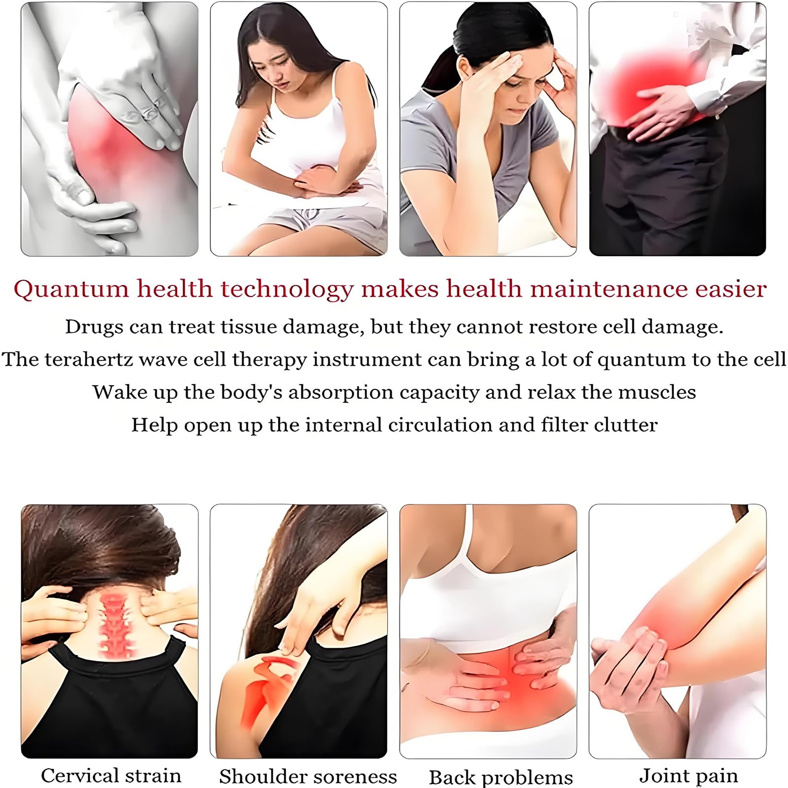 Dispositiviper Terapia Terahertz,macchinaper Massaggioriscaldante Per Curadelcorpo Con Contenitore,temperaturaregolabile Su 3 Livelli,profondità Nel Corpo 20-30cm,perattivareriparazionecellulare