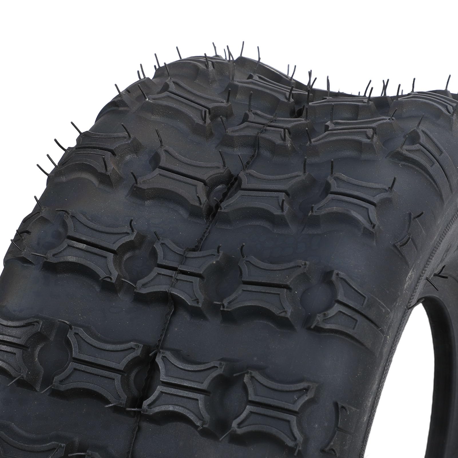 Yctze Neumático Go Kart de 8 Pulgadas, Neumático de Carro a Prueba de Pinchazos para ATV UTV, Mejora la Estabilidad y el Manejo en Varios Terrenos, Rueda de Cortacésped de Fácil