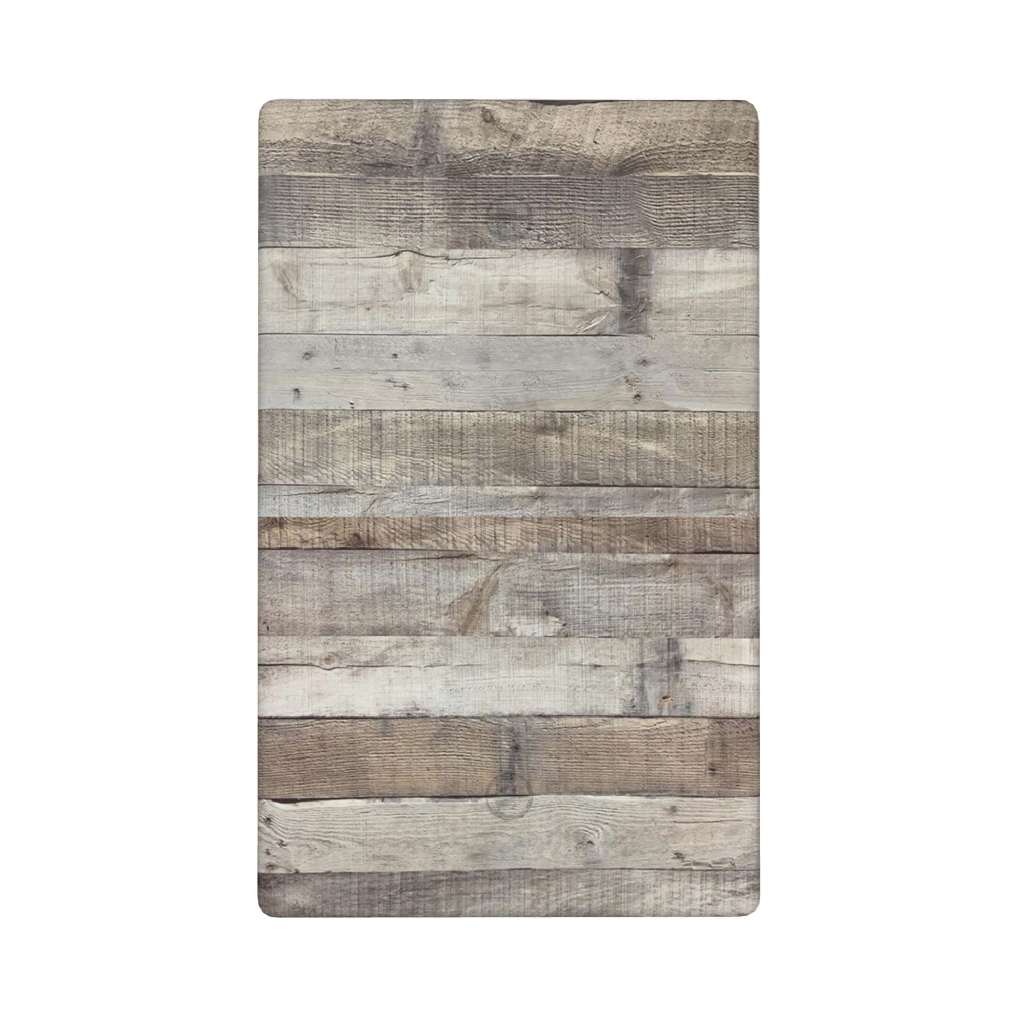 Plaque murale vierge bois gris rustique pour interrupteur de salon chaleureux