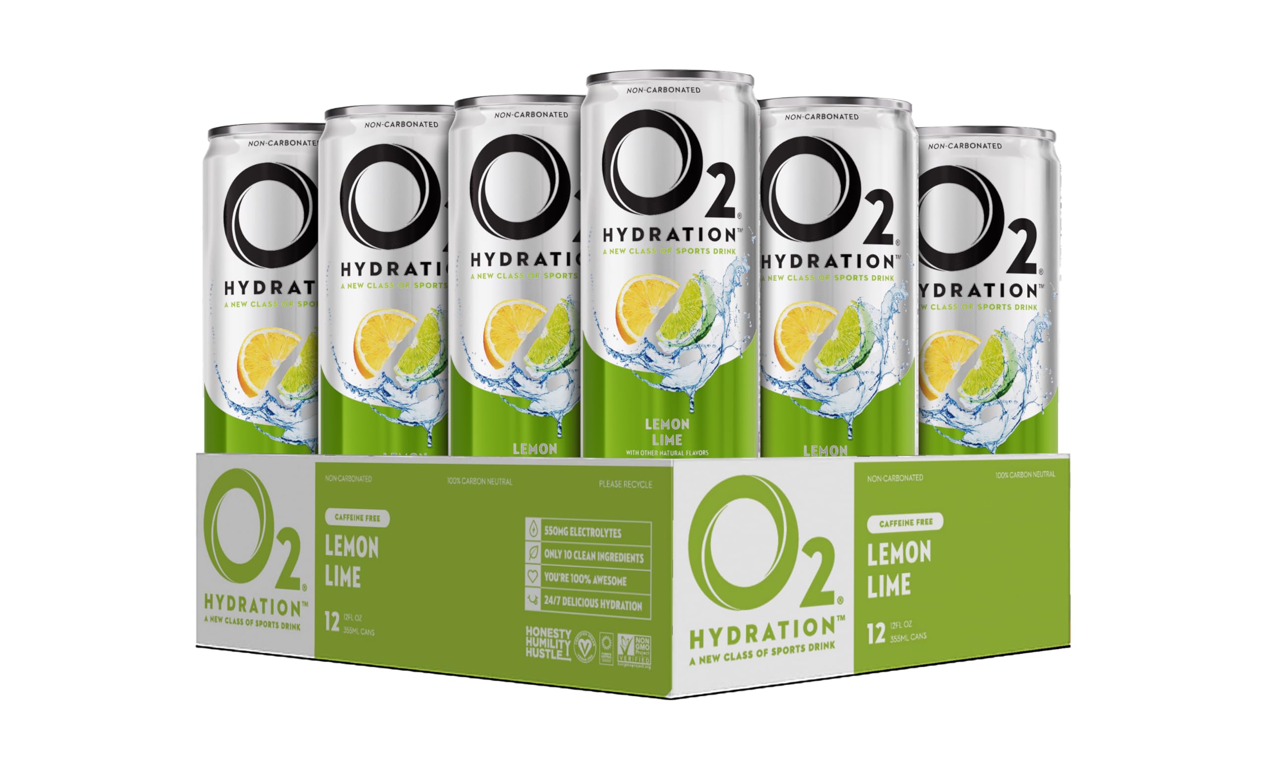 Lemon Lime Post Workout Recovery Drink - Powerful Electrolyte Drink for Daily Hydration