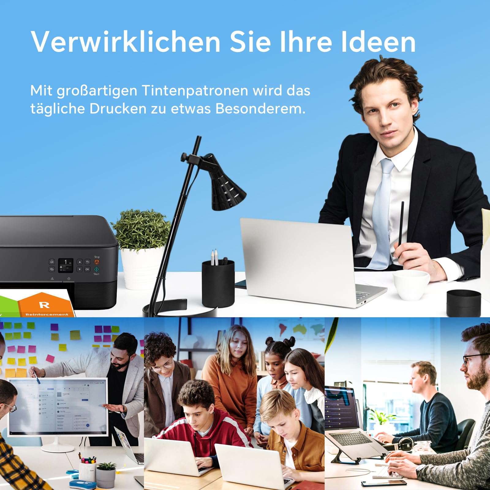 PG-575 CL-576 XL Ersatz Druckerpatronen für Canon 575 576 Multipack