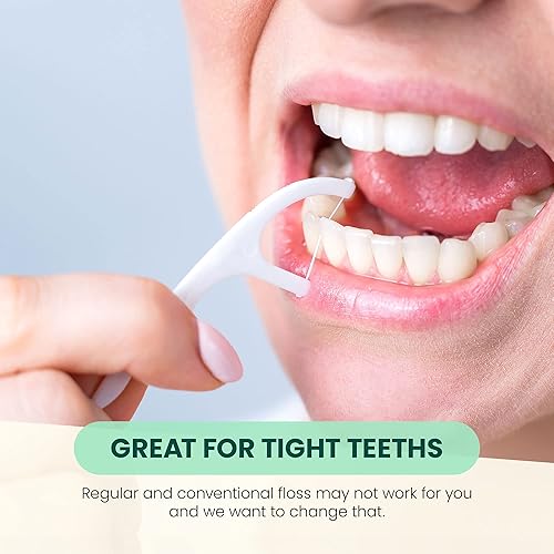Miniatura 2 de The Future is Bamboo - Púas de hilo dental (paquete de 6, 300 piezas)  Sostenibles, reutilizables, a base de plantas y ecológicas, púas de dientes