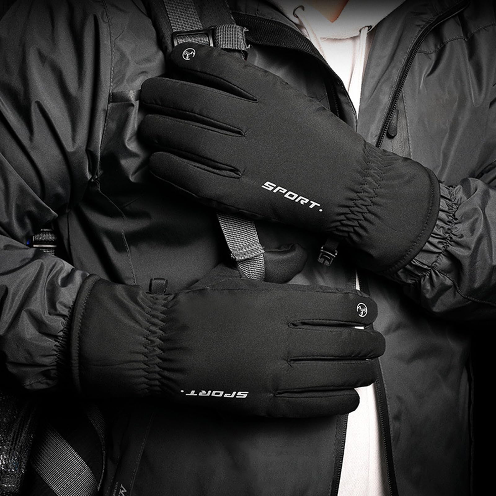 Guantes Moto Invierno Hombre Impermeable Táctil Térmicos Ciclismo Esquí Snowboard