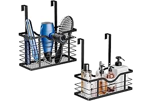 Carwiner Over the Cabinet Door Organizer for Hair Styling Tools