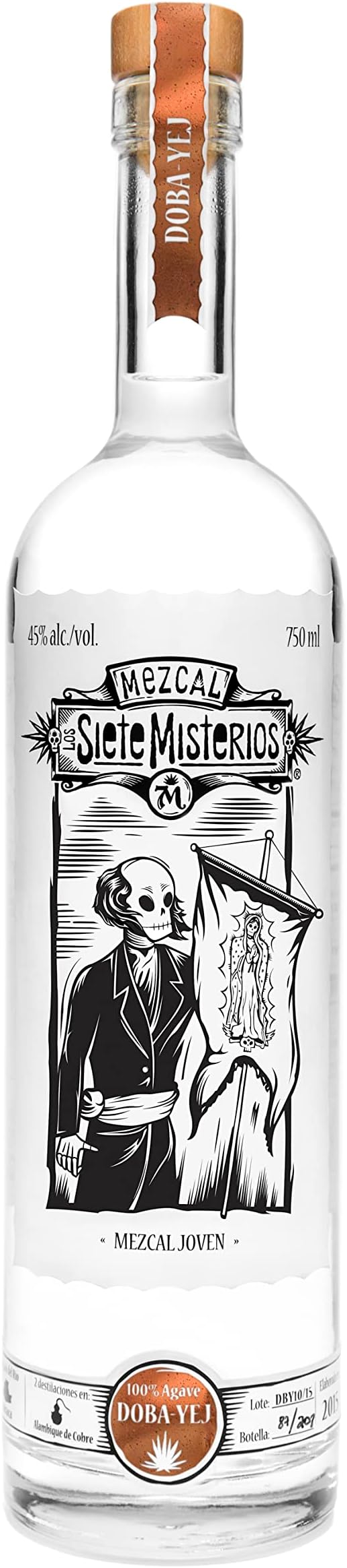 Doba-Yej Mezcal | 70 cl | 44 percent | Artisanal Mezcal from Oaxaca | Smoky and Rich | Perfect Neat or in Cocktails