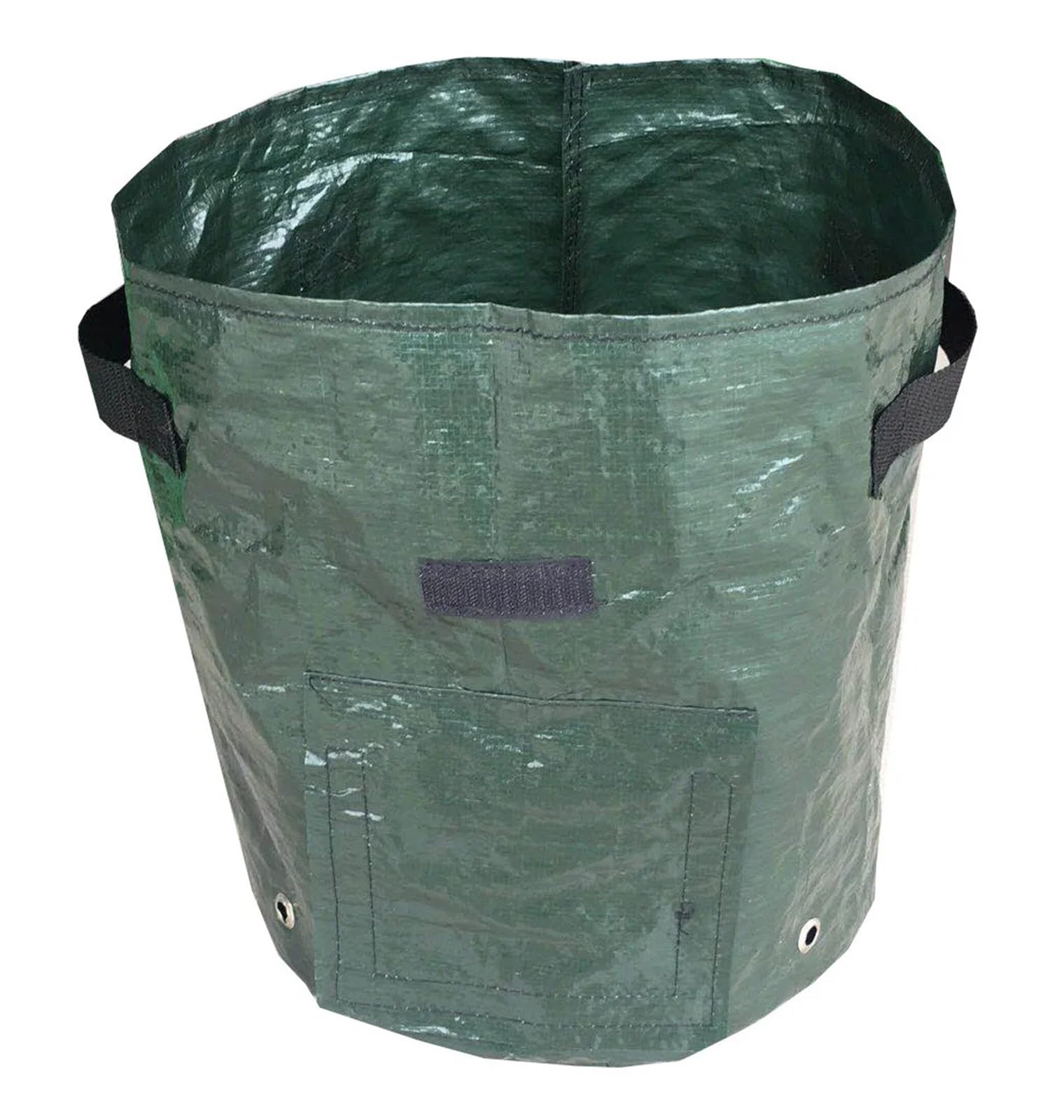 Pflanzsack 5 STÜCKE Kartoffel-Anbaubeutel Pflanzen-Anbaubeutel Hochleistungs-verdickte Anbaubeutel Garten-Gemüsepflanzer mit Griffen(Green,5 Gallon 23x28cm)