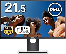 【Refurbished】Dell P2217H 22-Inch Ultra-Wide Viewing Angle & Slim Bezel/Flicker-Free/Blue Light Reduction/IPS Panel/1920x1080/Full HD/HDMI/Vertical Screen Rotation/Height Adjustment/USB Hub