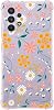 PrintiFy Samsung Galaxy A32 Compatible Corner Protected Antishock Cover Clear Case with Flower Design