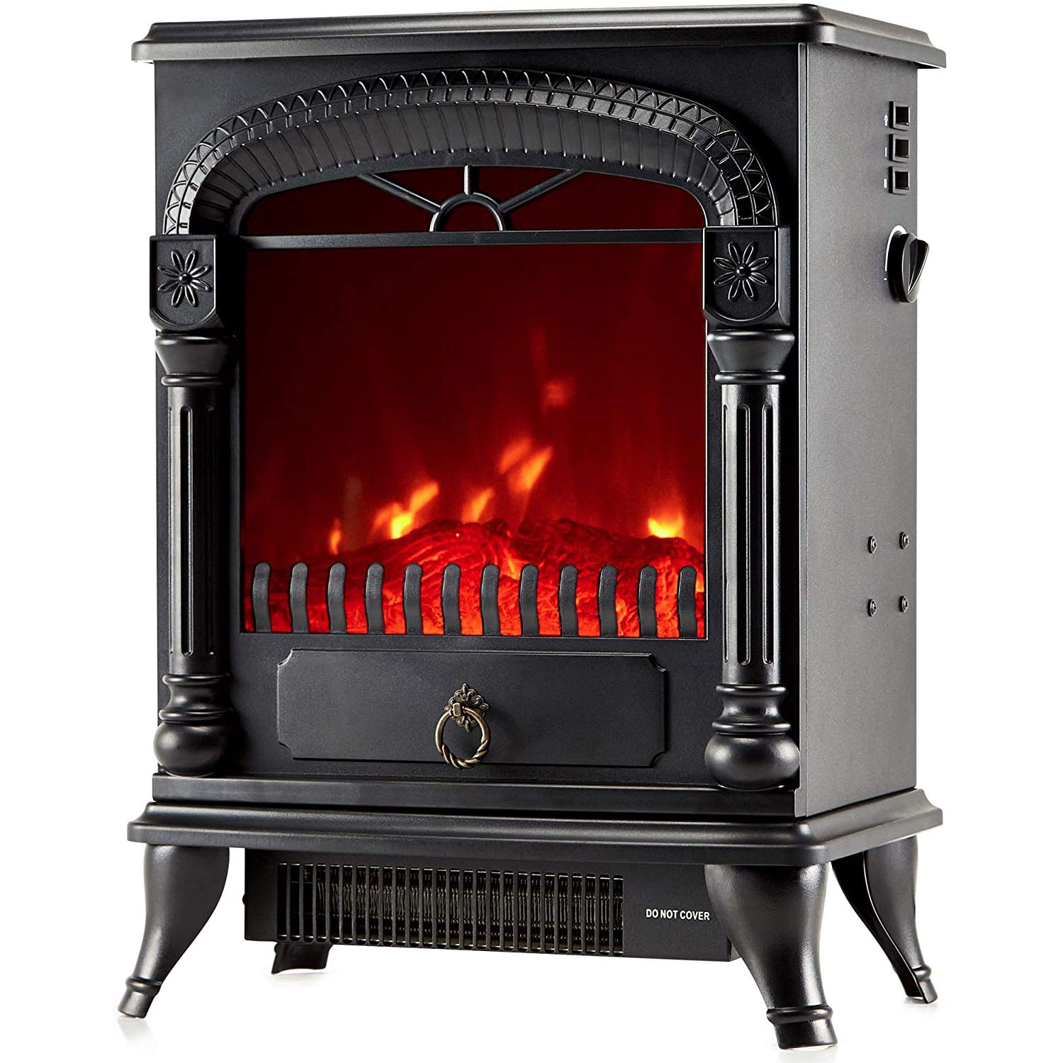 Buy Electric Fireplace Stove Heater with Log Wood Burner Effect 2000W