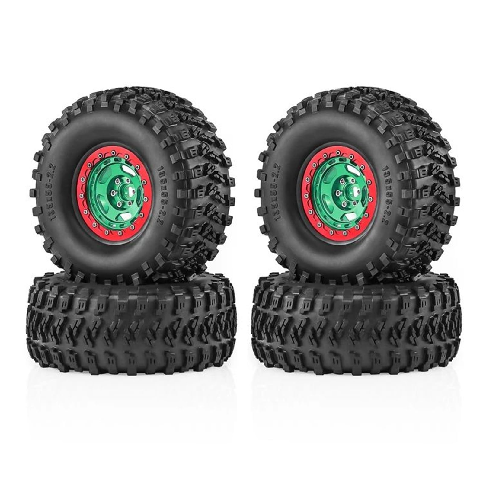 Pneumatici Ruote Beadlock 2,2Pollici Per Traxxas Per TRX4 RC Auto RC