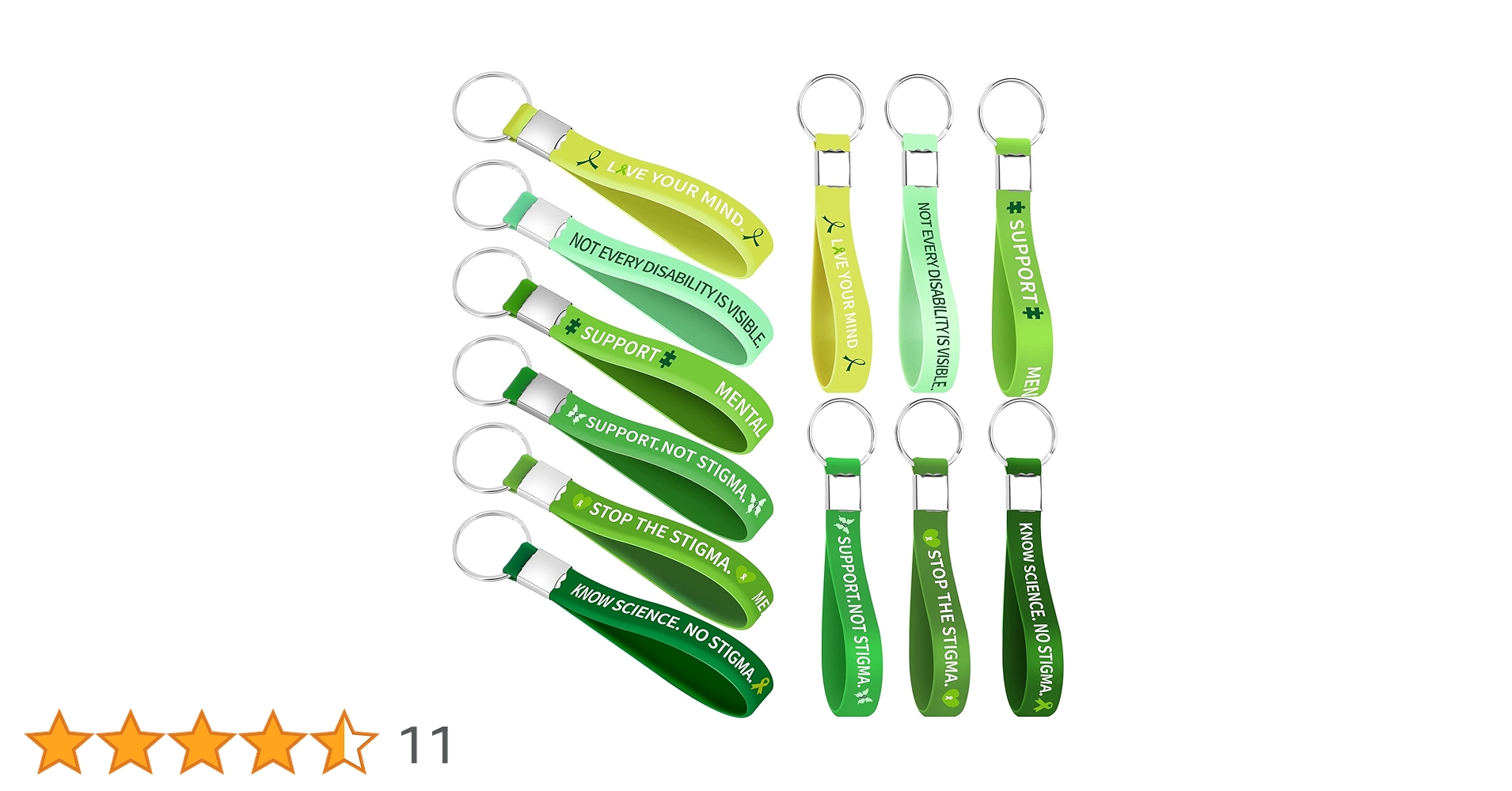 Amazon.co.jp: メンタルヘルス啓発シリコンキーチェーン