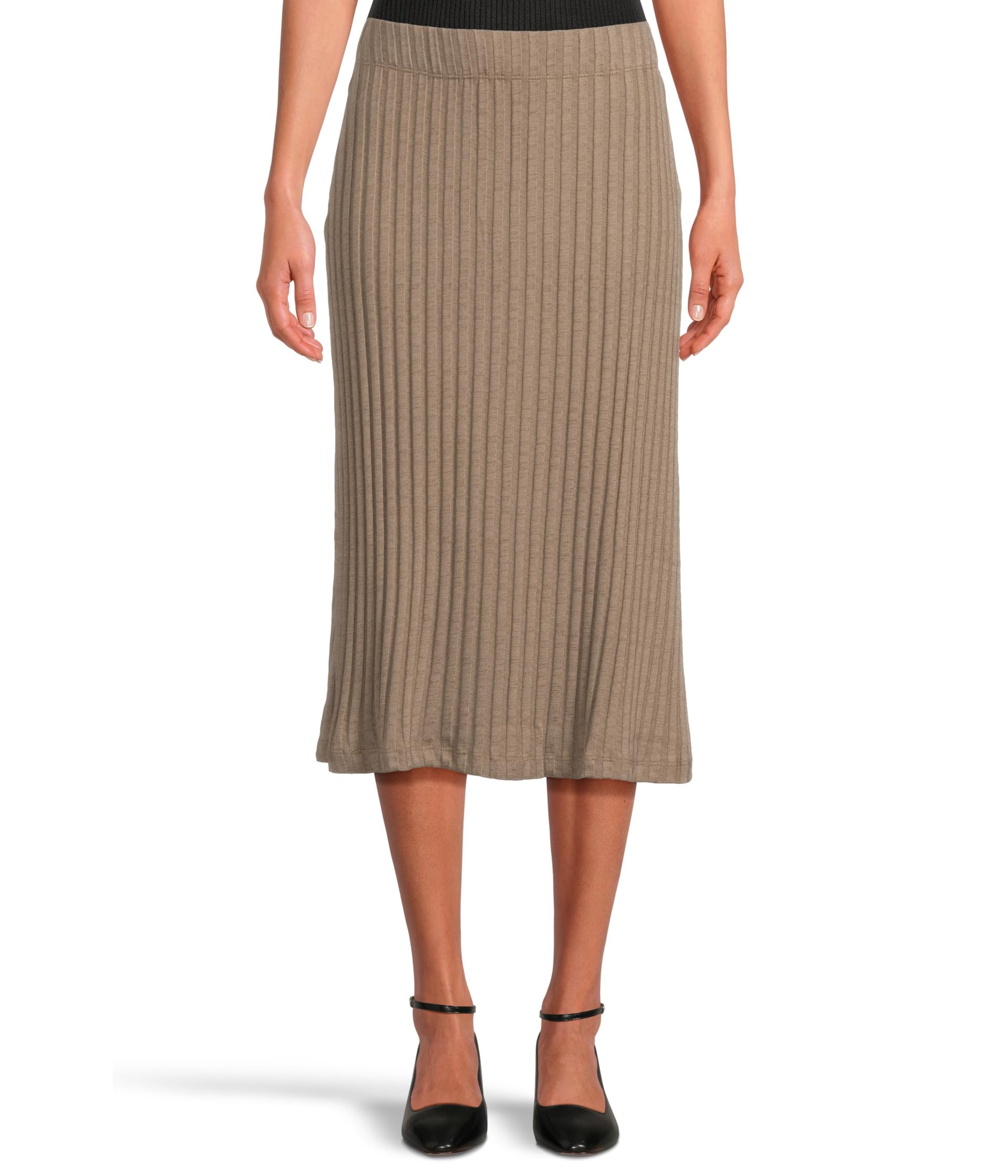 Michael Stars Womens Shania Midi Skirt
