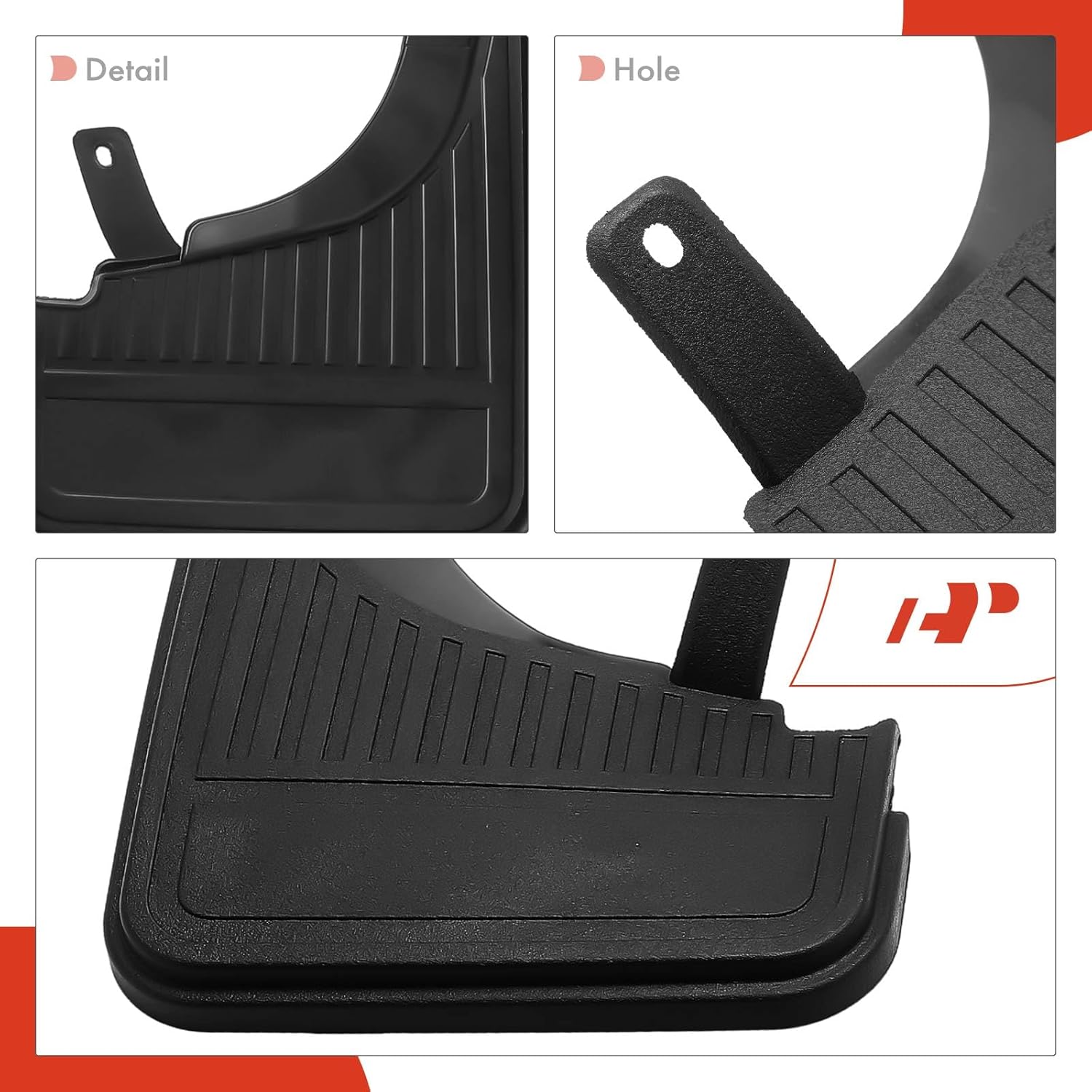 A-Premium Set of 4PCS Mud Flaps Splash Guards Mudguards with Hardware Kits Compatible with Nissan Titan 2020-2023, Titan XD 2020-2023, Front & Rear (Driver and Passenger Side)