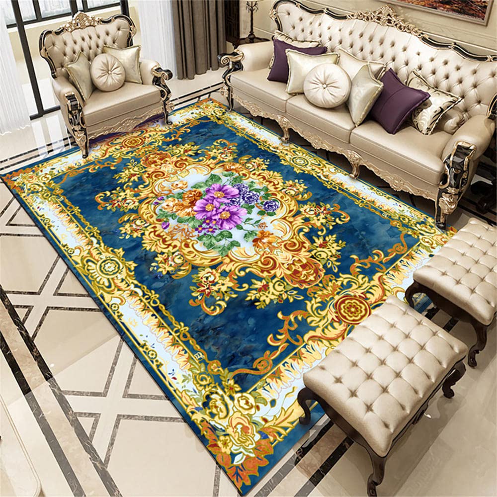 Tapis de décoration chambre ado moderne style chinois rouge rose