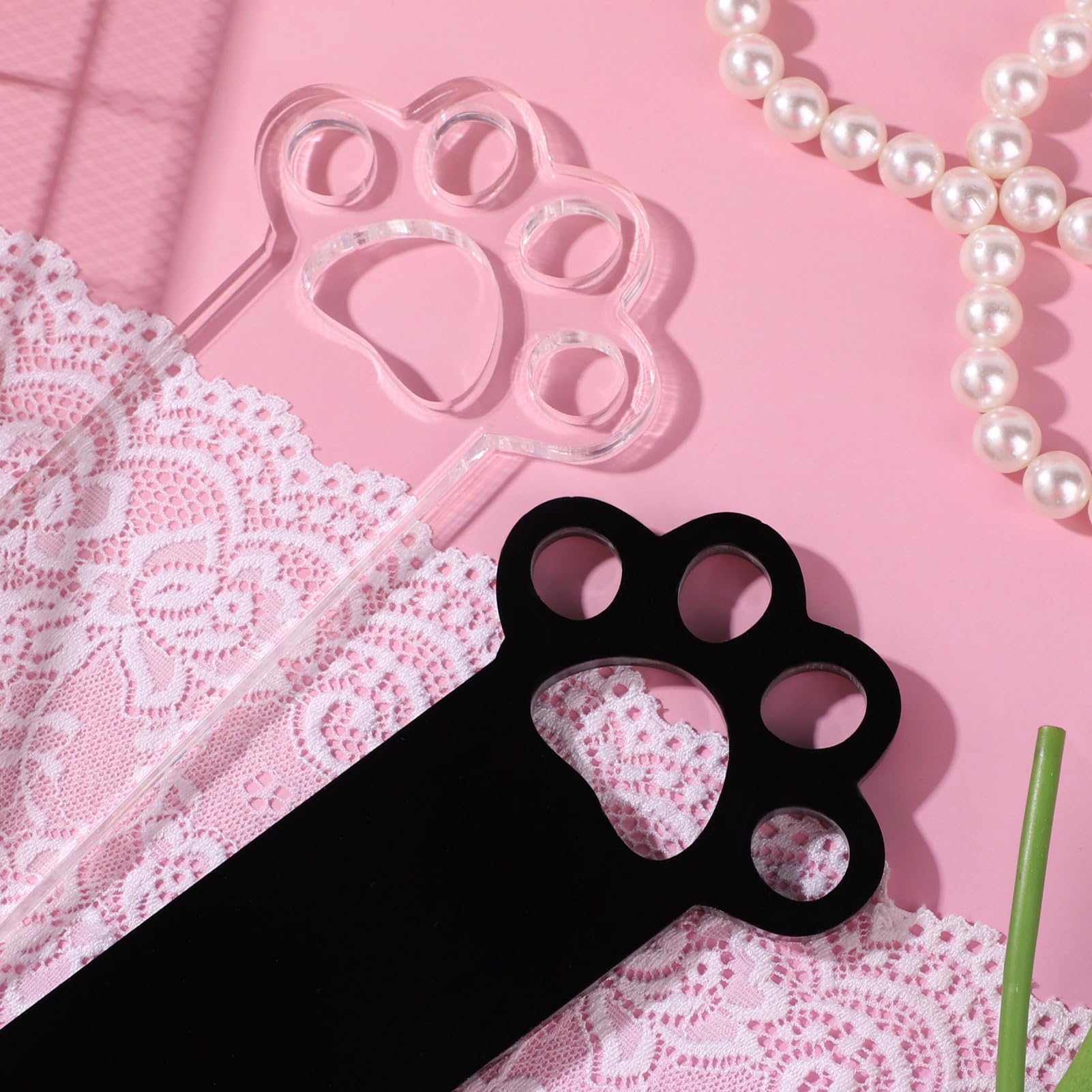 Spanking Paddle BDSM Bondage Flexible Slapper Transparent Cat's Paw Shape Sex Toys for Women Men and Couples