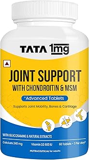 Joint Support Advanced Tablet with Glucosamine, MSM, & Chondroitin, For Men & Women, Pack of 60 Tablets