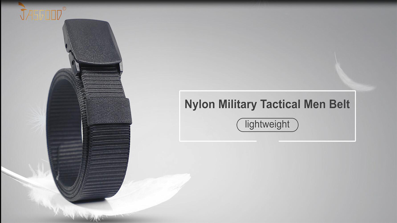 JASGOOD Nylon Canvas Breathable Military Tactical Men Waist Belt With Plastic Buckle - Image 8