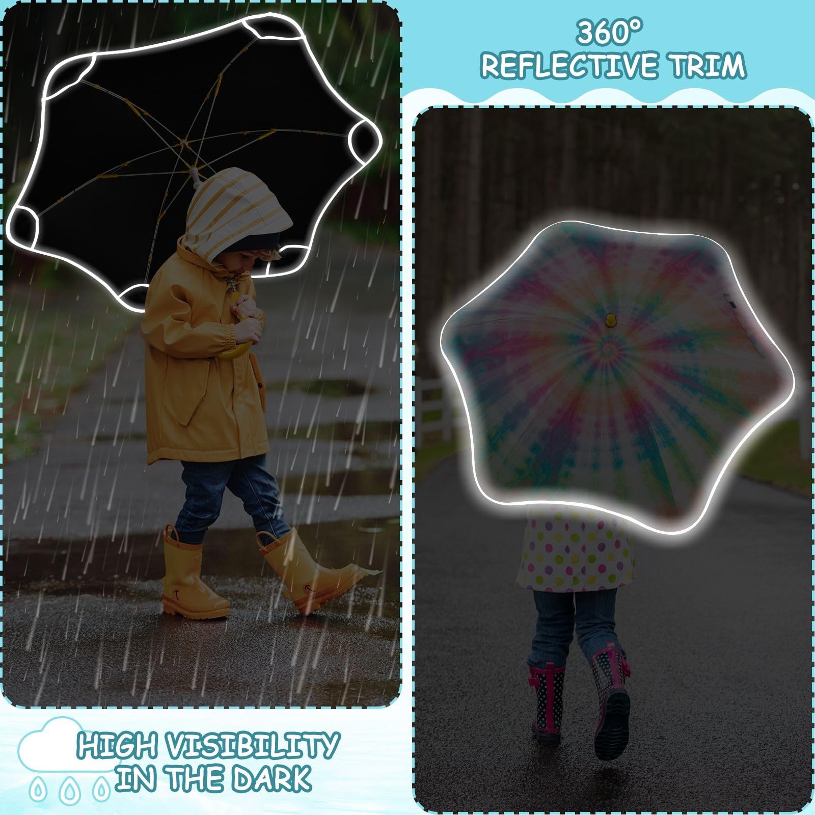 GuoChe Parapluie léger avec cadre antirouille