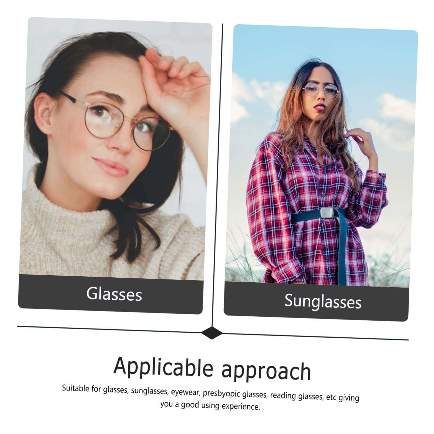 GALPADA 24piezas Cadena De Gafas Colorida De Cuerda Anti-pérdida Para Gafas Accesorio Práctico Para Uso Diario y Fácil De Instalar
