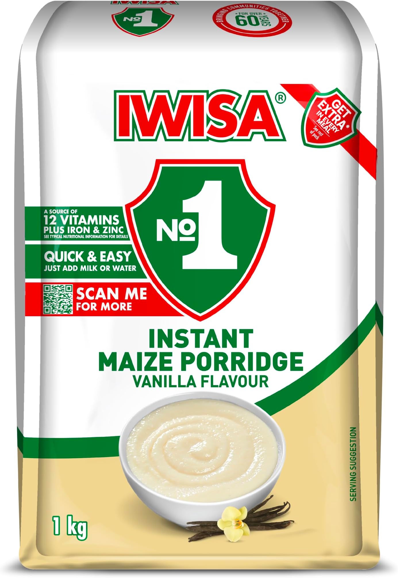 Instant Breakfast Porridge Vanilla Flavour