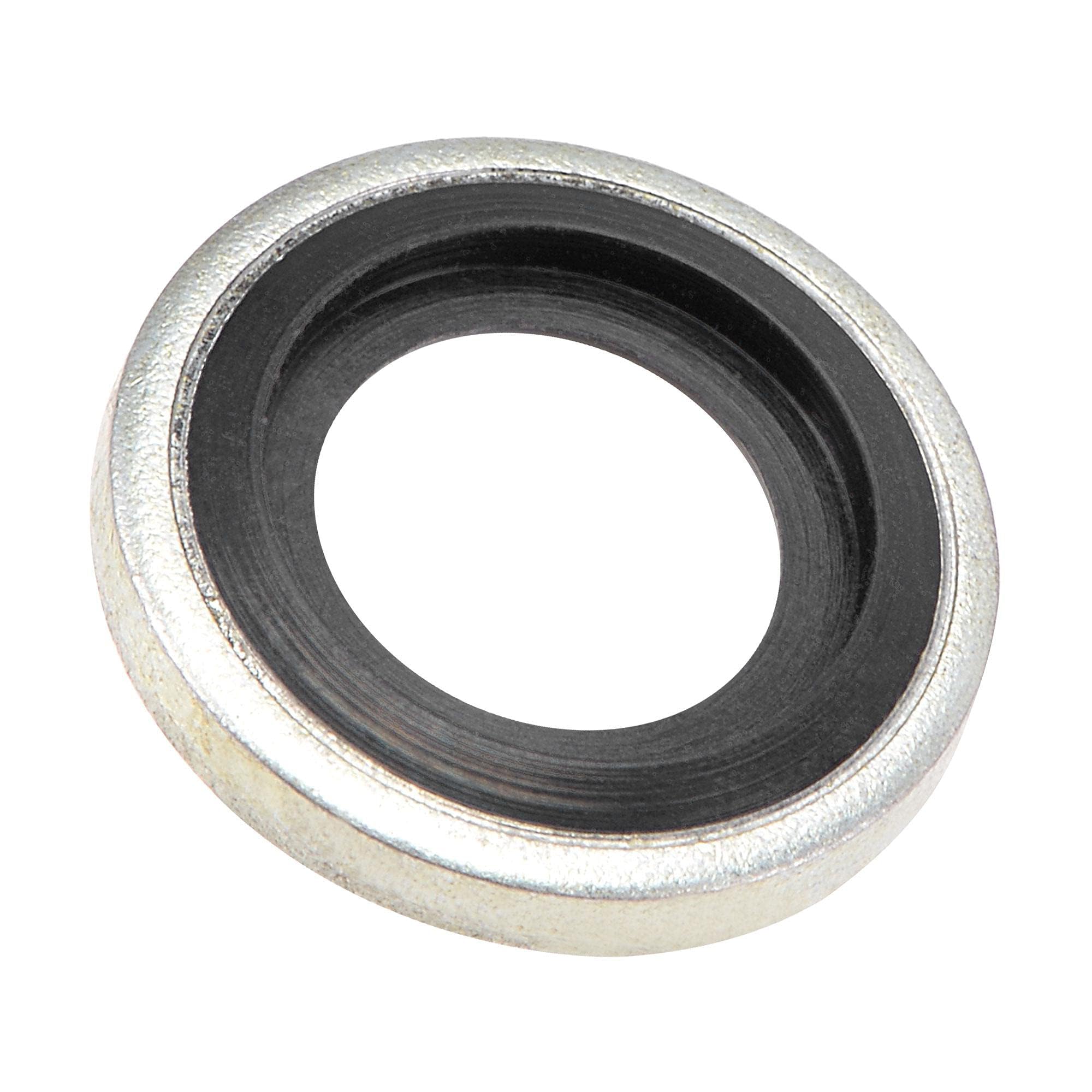 TOP-VIGOR 50Pcs Bonded Sealing Washers, M10 8.05 x 15.8 x 2mm Metal Neoprene Rubber Sealing Oil Rings