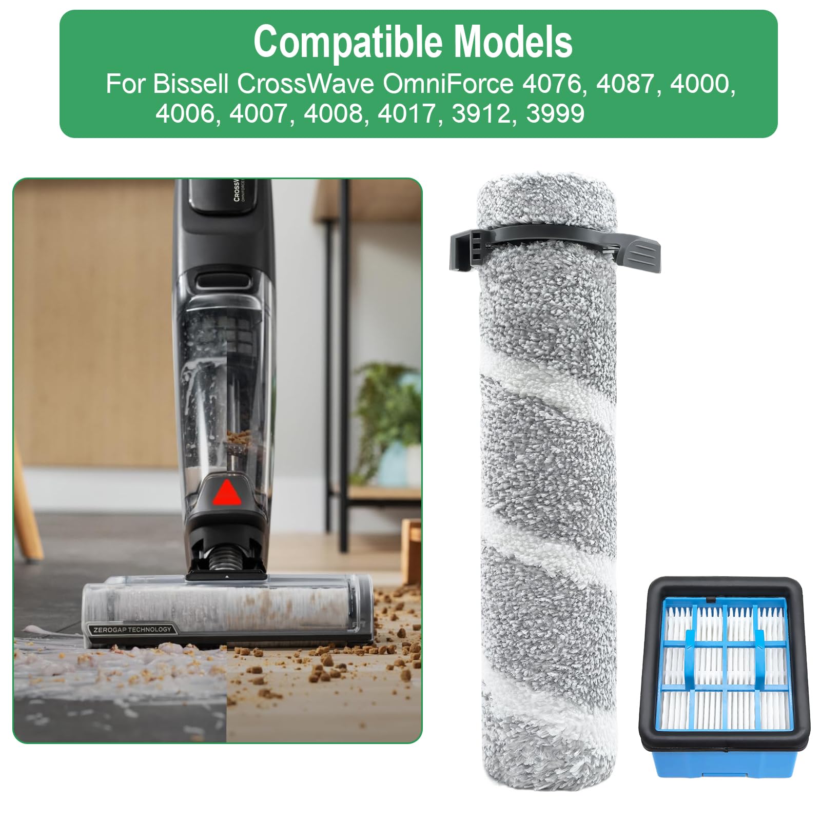 Aspirateur RéUtilisable Lavable De Rechange De Filtre De HEPA De 3