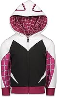 Vista 1 de Marvel Spider-Man Spider-Gwen Ghost Spider - Sudadera con capucha y cremallera para niñas pequeñas y grandes