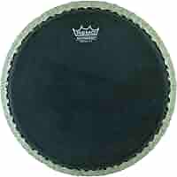 REMO SKYNDEEP BLACK CALFSKIN CONGA皮３枚 Tucked Skyndeep Conga Drumhead - Black Calfskin Graphic, 13