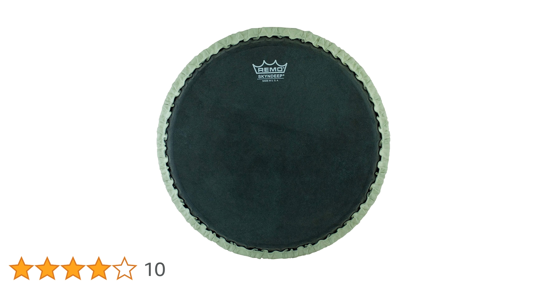 REMO SKYNDEEP BLACK CALFSKIN CONGA皮３枚 Remo Tucked Skyndeep Black Calfskin Conga Drumhead - 12.5