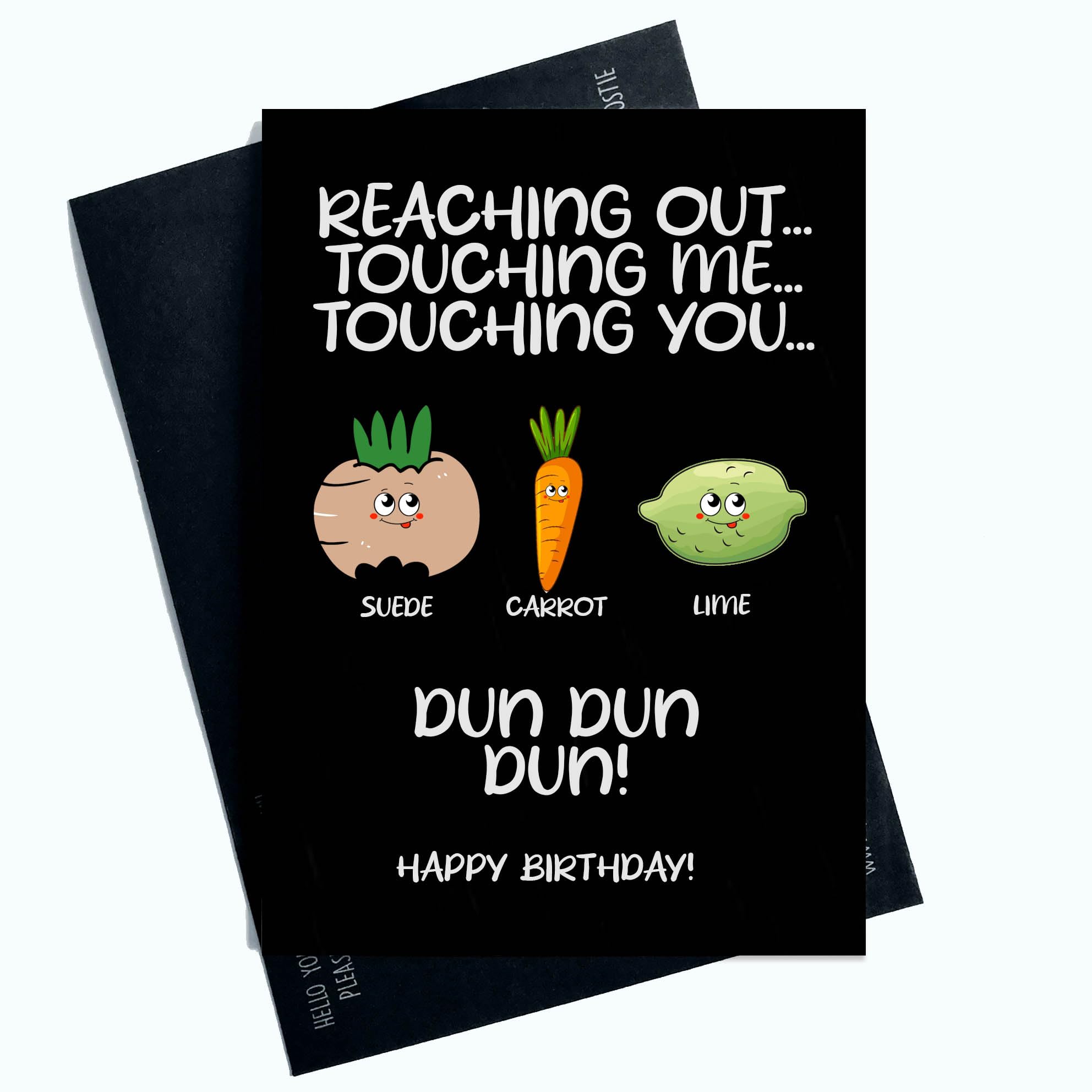 Peachy Antics Funny Birthday Card Sweet Caroline Novelty Greeting Card For Him Her Vegetarian Joke AP112