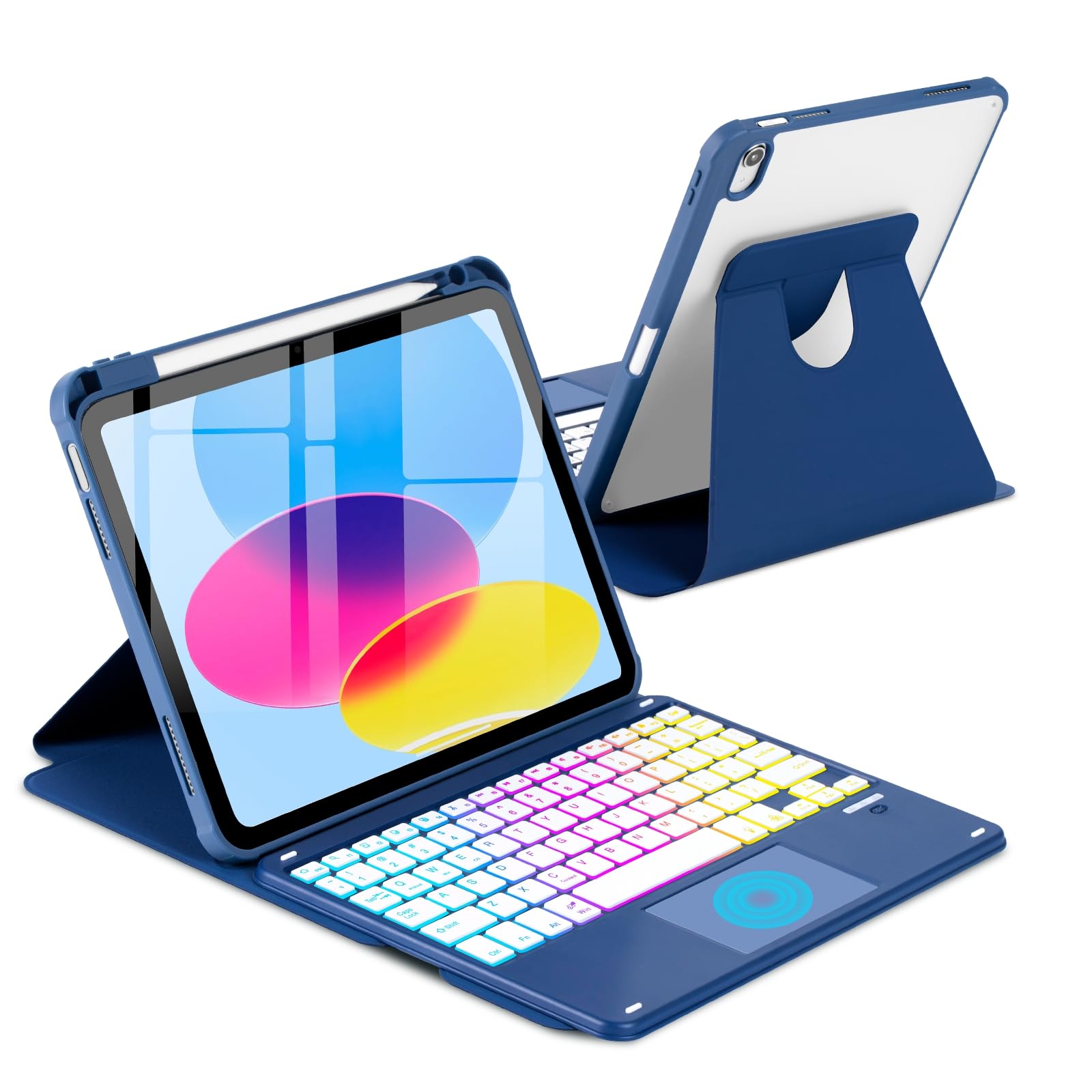 MePadKey Touchpad Keyboard Case for iPad A16 11th 10th Generation