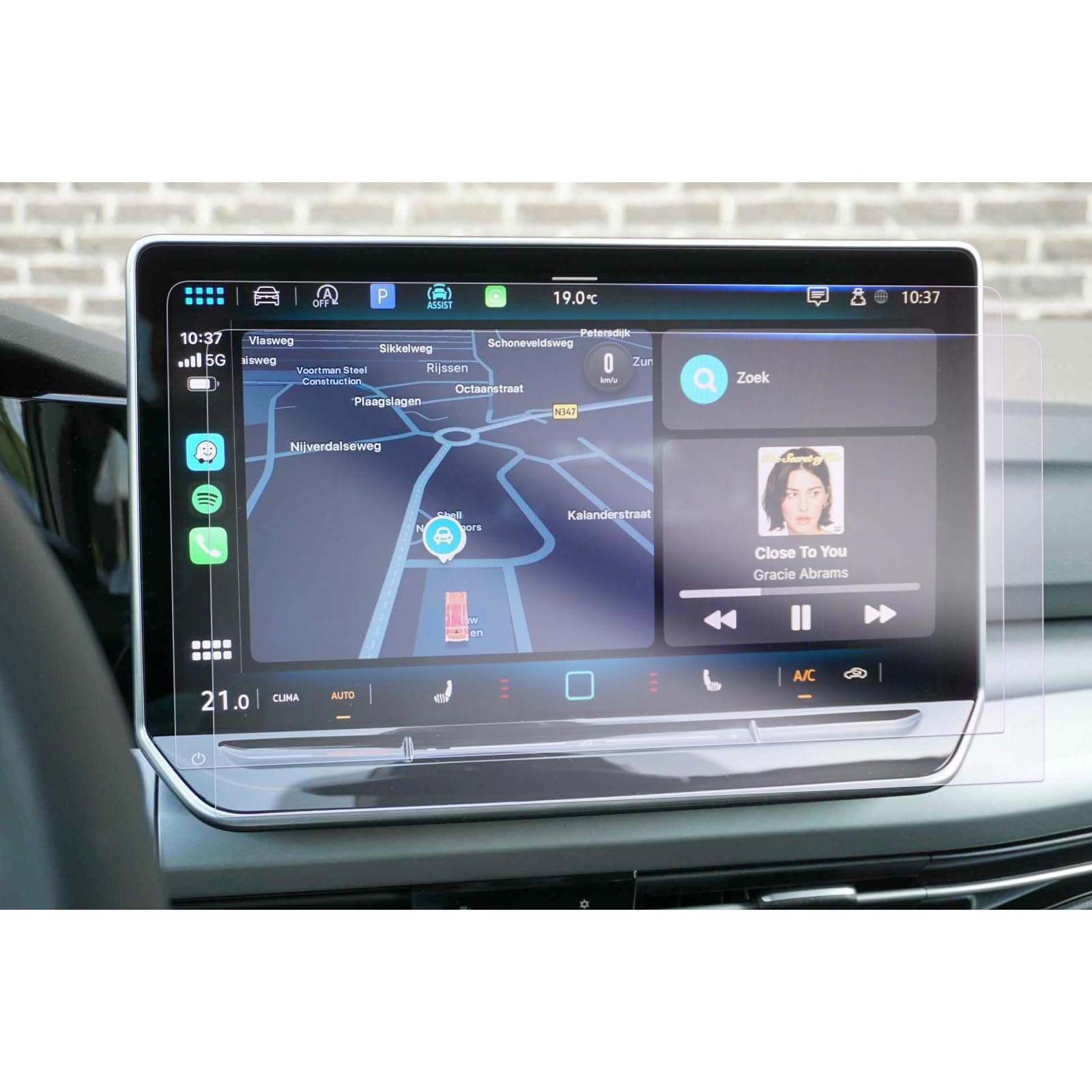 GAFAT [2 Pezzi] Compatibile con Nuovo VW Passat B9 Variant 2024 2025 2026 12 ,9 Pellicola Protettiva per Navigation, Nano Pellicola per 12,9 Discover TouchScreen, Antiurto, 6H Antigraffio