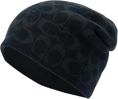 COACH ビーニー Coach Men's Reversible Beanie, Midnight Navy at Amazon Men's